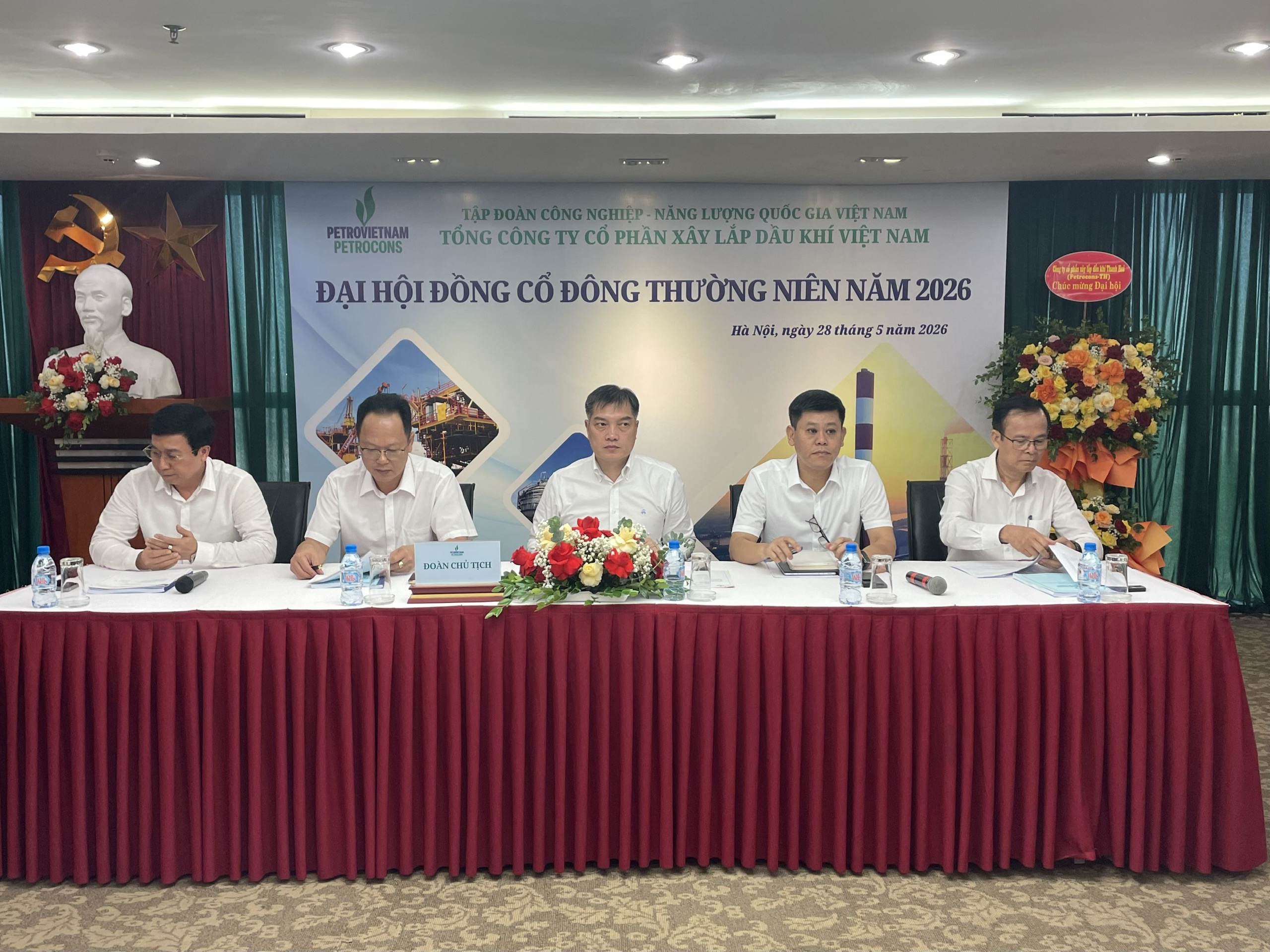 Tổng Công ty Cổ phần Xây lắp Dầu khí Việt Nam (PETROCONS) tổ chức Đại hội đồng cổ đông thường niên năm 2026